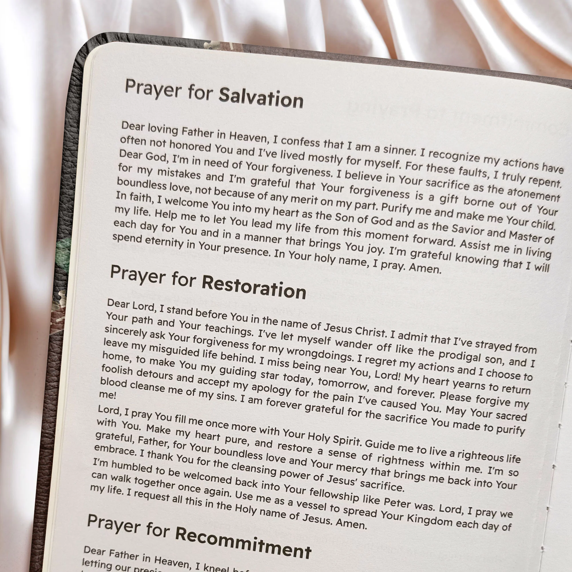 "Hadarah" Leather Prayer Journal