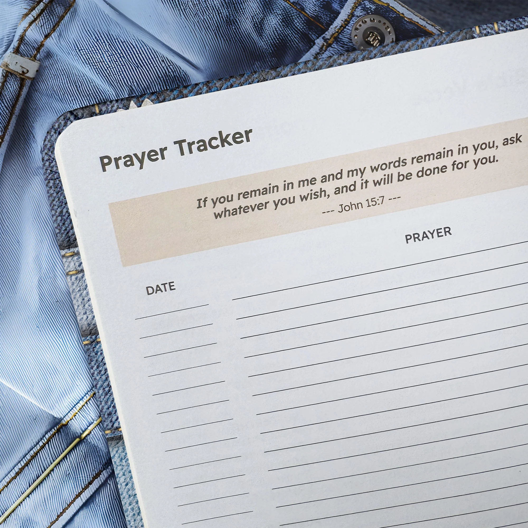 "Selah" - Psalm 46:10 Leather Prayer Journal