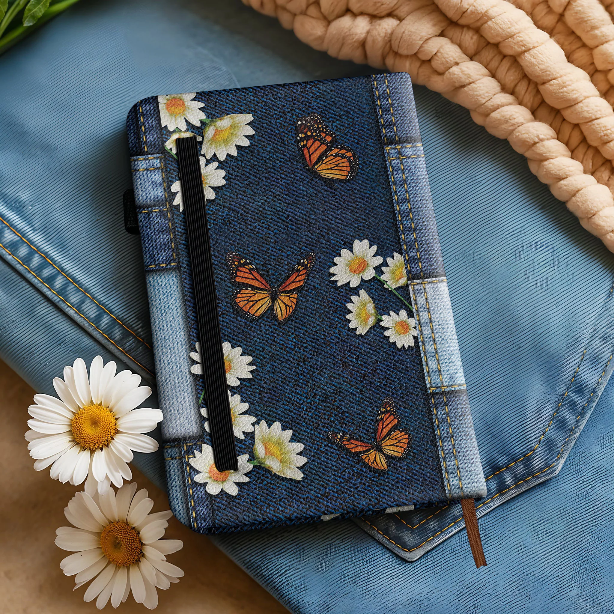 "Selah" - Psalm 46:10 Leather Prayer Journal