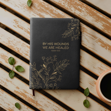 "Rapha" - Isaiah 53:5 Leather Prayer Journal