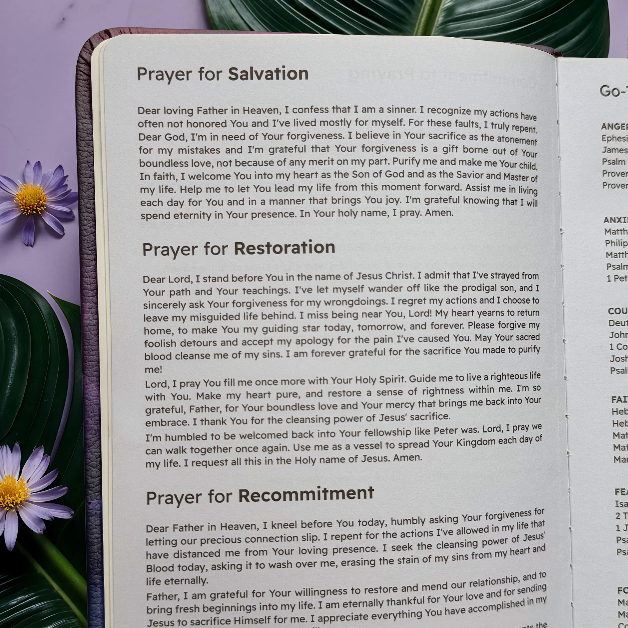 "Koach" - Philippians 4:13 Leather Prayer Journal