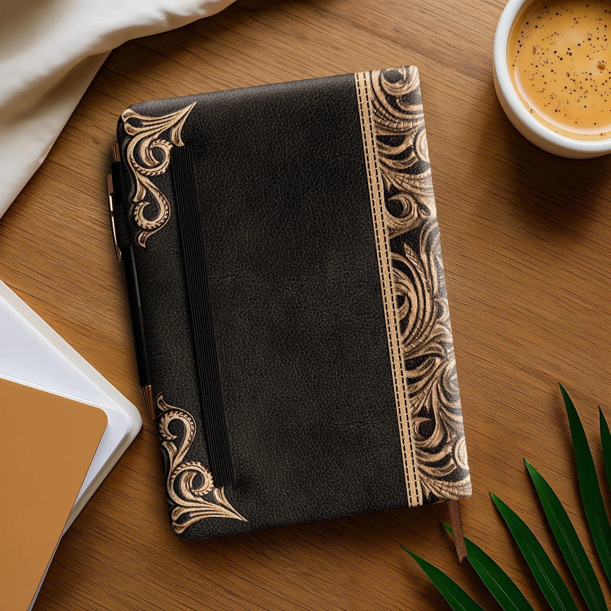 "Chochmah" - Job 34:32 Leather Prayer Journal