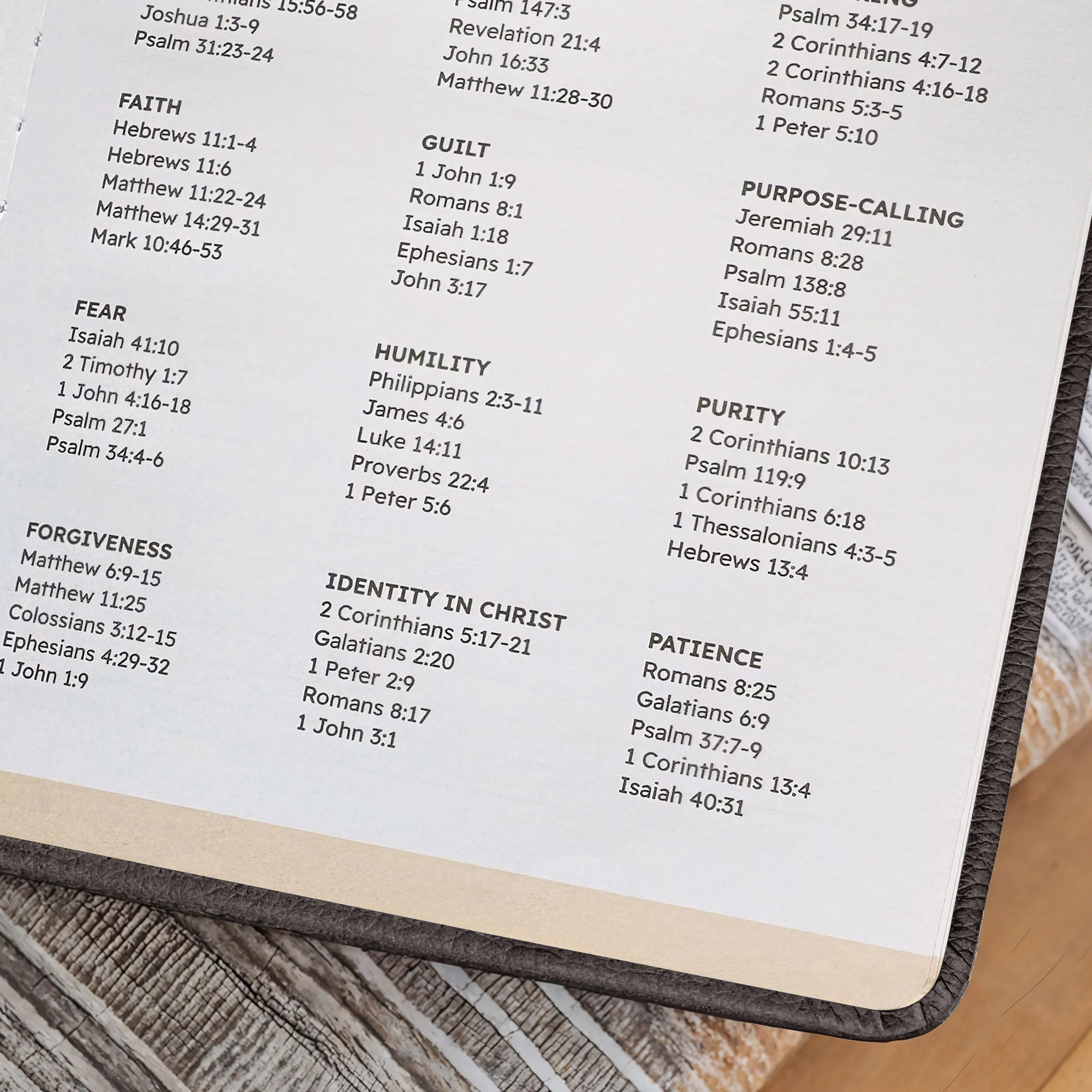 "Tzaddik" - 1 Timothy 6:11 Leather Prayer Journal