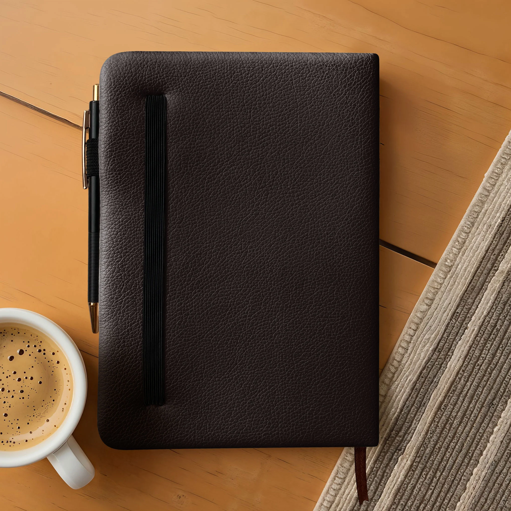 "Tzaddik" - 1 Timothy 6:11 Leather Prayer Journal