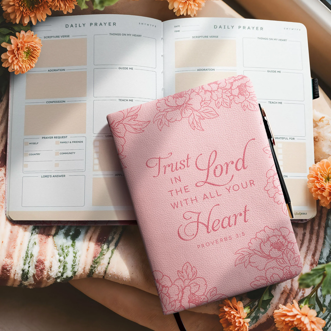 Lev Tikvah - Proverbs 35 Leather Prayer Journal